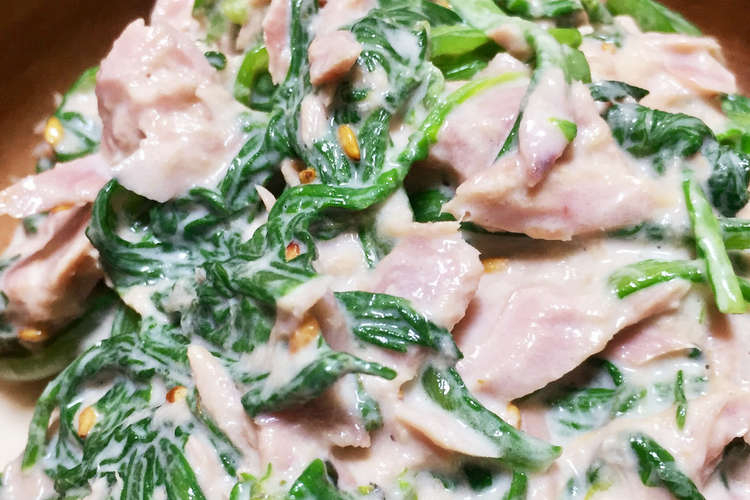 春菊とツナのごまサラダ 超簡単 美味い レシピ 作り方 By いっちゃんレシピ クックパッド 簡単おいしいみんなのレシピが352万品