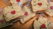 煮りんご入りスイートポテトケーキの写真