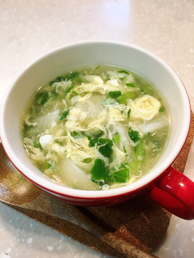 5分簡単!ゴロゴロかぶのあったかスープ