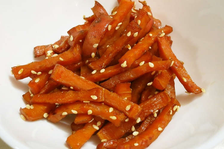 きんぴらバタタ ヤムイモ さつまいも レシピ 作り方 By かぴっと クックパッド 簡単おいしいみんなのレシピが364万品