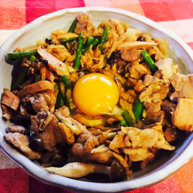 【筋肉飯】豚肉とツナのスタミナ焼き