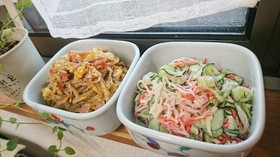 もう一品、つまみに!簡単カニカマサラダ