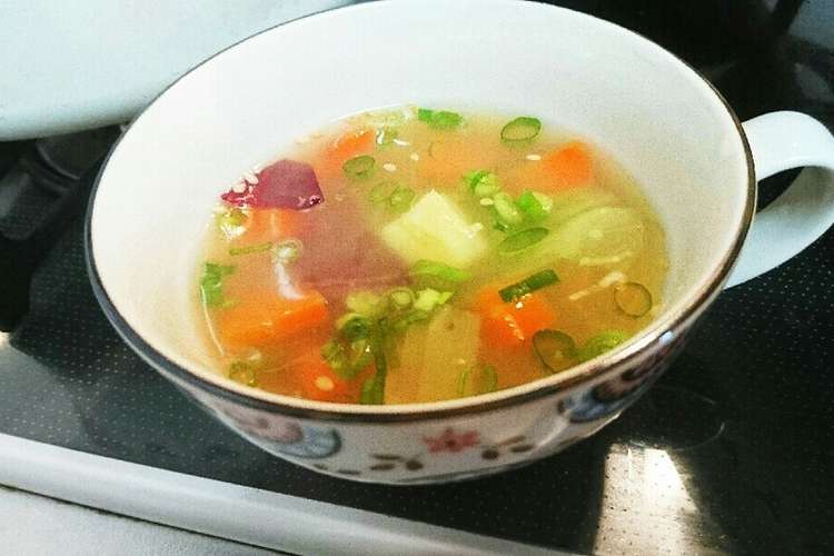 風邪に 冷え性に しょうがスープ レシピ 作り方 By Yunnie43 クックパッド