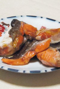 鮭のカマ酢煮