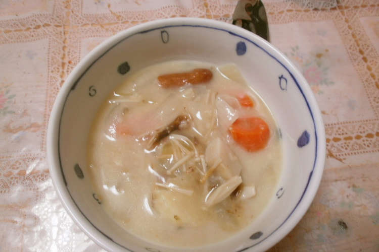 秋の香り きのこのクリームシチュー レシピ 作り方 By Yumi4551 クックパッド 簡単おいしいみんなのレシピが363万品