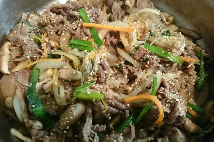 子供も大好き 牛肉のチャプチェ レシピ 作り方 By Agathak クックパッド 簡単おいしいみんなのレシピが354万品