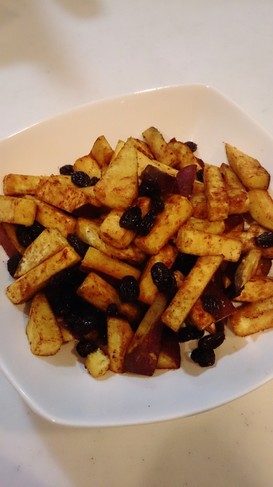 ローストサツマイモとシナモンとハニーバターのレシピ