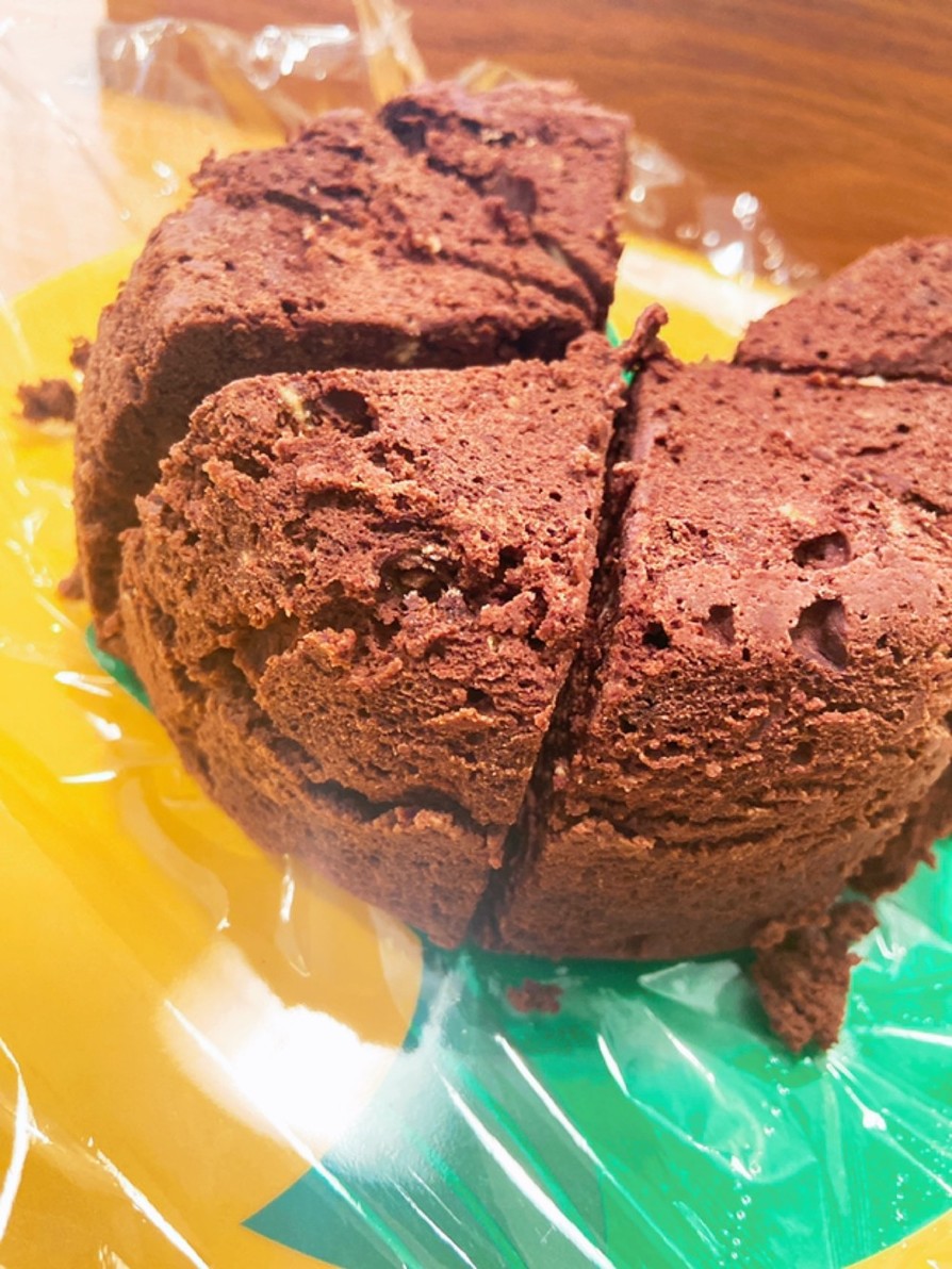 高タンパク低カロおからチョコ蒸しケーキの画像