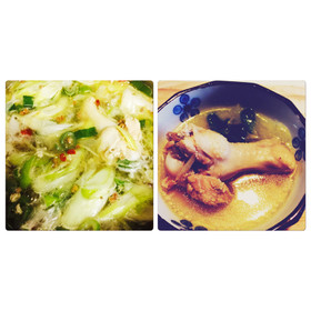 風邪撃退☆ネギと生姜たっぷり鶏スープ