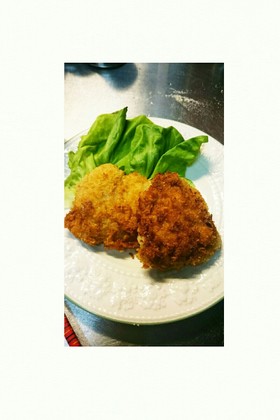 豚ロースはんぶんこ☆大葉とチーズのカツ