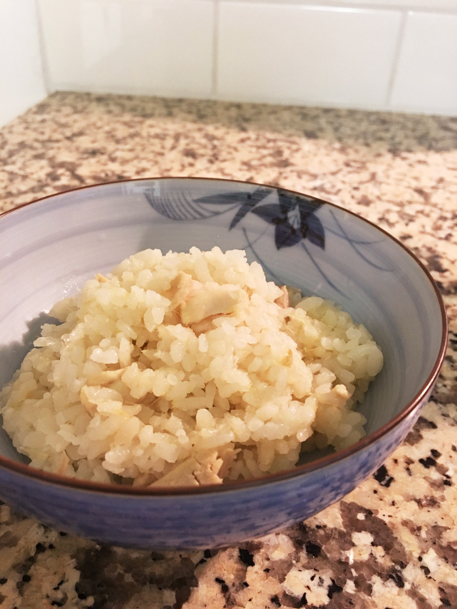 鶏生姜の炊き込みご飯の画像