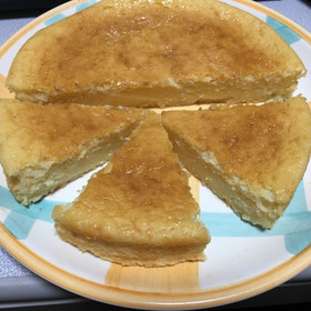 水切りヨーグルトのベークドチーズケーキ