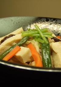 高野豆腐と切干大根のｵｲｽﾀｰｿｰｽ炒め