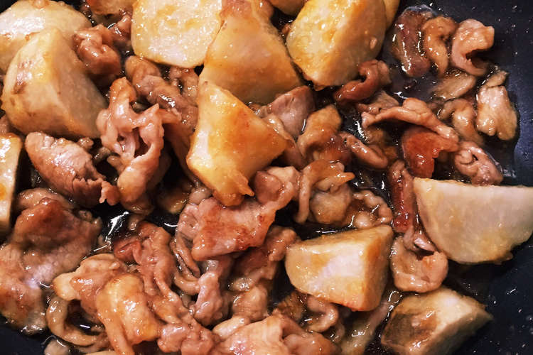 さといもと豚肉の甘辛煮 レシピ 作り方 By サクサナ クックパッド 簡単おいしいみんなのレシピが358万品