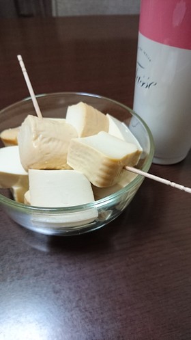 酒の肴に☆味噌漬け豆腐