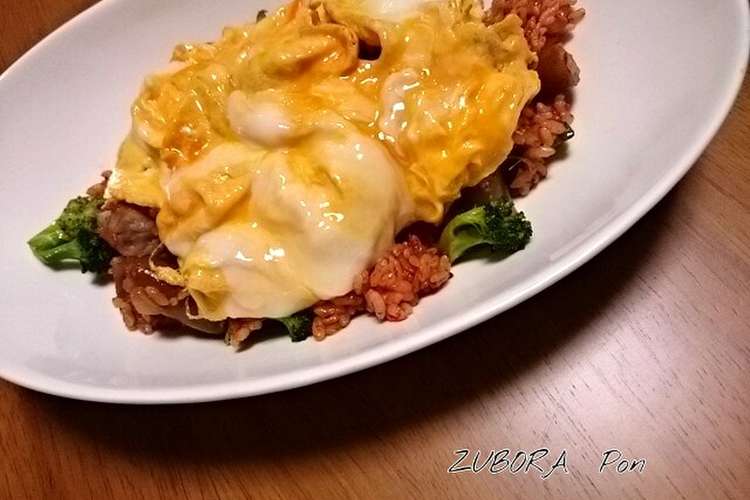 トマトジュースのオムライス レシピ 作り方 By ズボラのミクぽん クックパッド