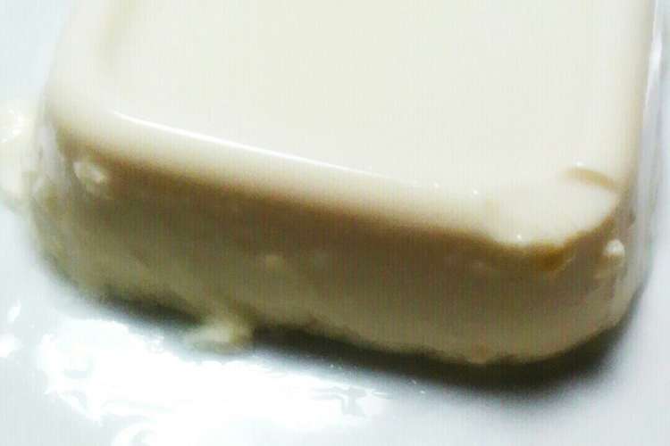 豆乳とニガリだけ 手作り絹ごし豆腐 レシピ 作り方 By さわこコック クックパッド 簡単おいしいみんなのレシピが355万品