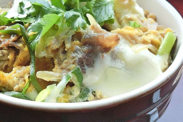 わが家では親子丼より人気の牛とじ丼 レシピ 作り方 By みき クックパッド 簡単おいしいみんなのレシピが361万品
