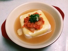 ★超簡単♪キムチーズ豆腐★