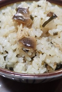 シモフリシメジの混ぜご飯（＾＾）