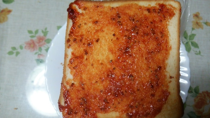 トマトジャムのピザソースの画像