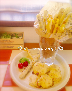 トースターで簡単♡豆腐でポンデスティック