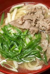 ダシダで肉吸い風うどん