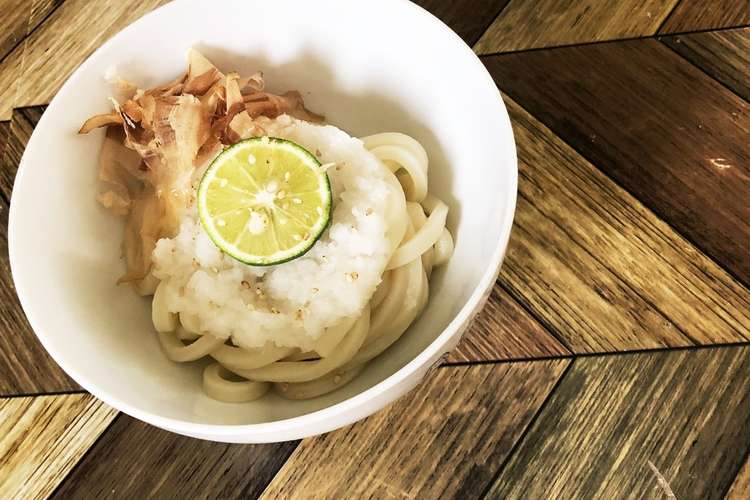 あごだし すだちおろしうどん レシピ 作り方 By Kkkknn クックパッド