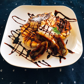 チョコバナナパンケーキ