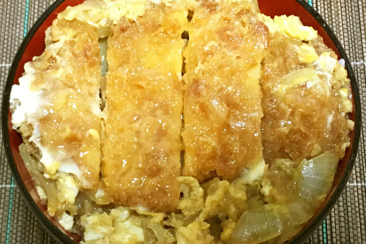 これぞ定番 ビミサンで簡単煮カツ丼 レシピ 作り方 By テンヨ クックパッド