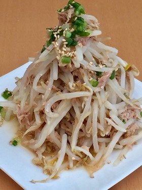 3分で!簡単!レンジでおつまみもやし