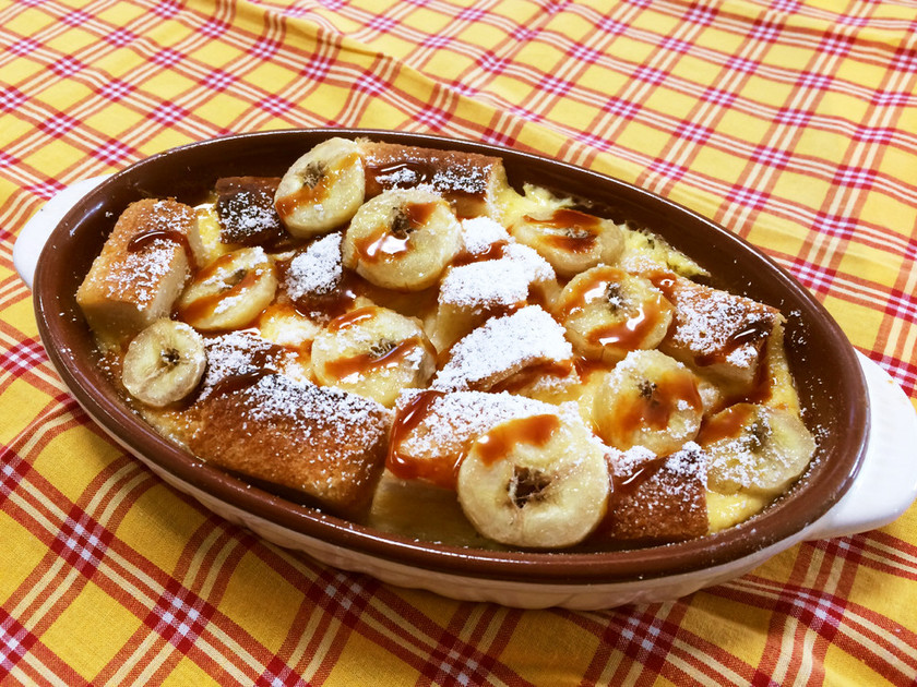 バナナプディングのレシピ