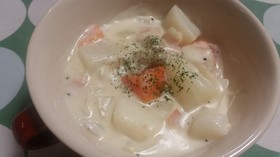 *味噌がミソ!ほっこりカブのクリーム煮*