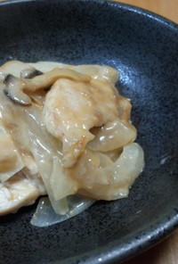 鶏むね肉のとろ～り味噌マヨチーズ炒め