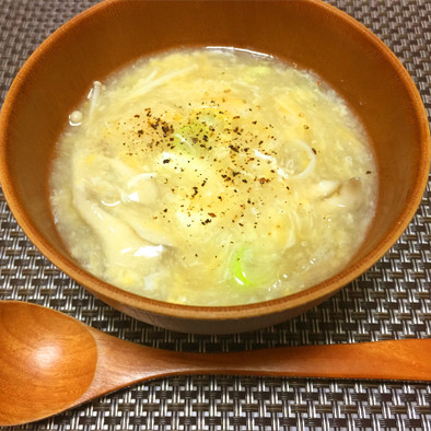 簡単とろとろ♡舞茸とえのきの生姜餡スープの写真