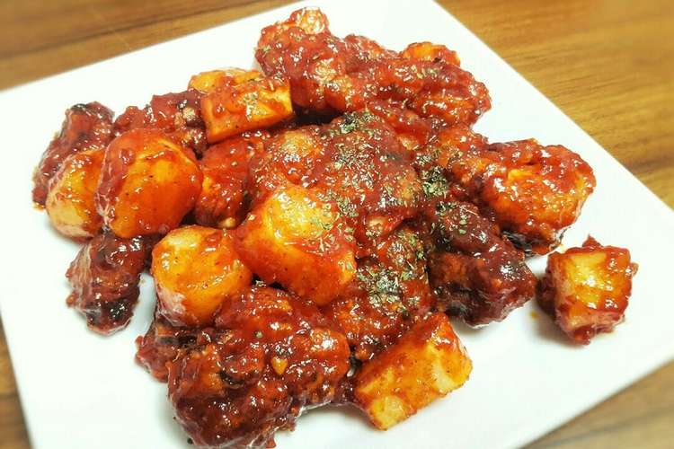 韓国甘辛チキン タッカンジョン 닭강정 レシピ 作り方 By ヨンヨン クックパッド 簡単おいしいみんなのレシピが361万品