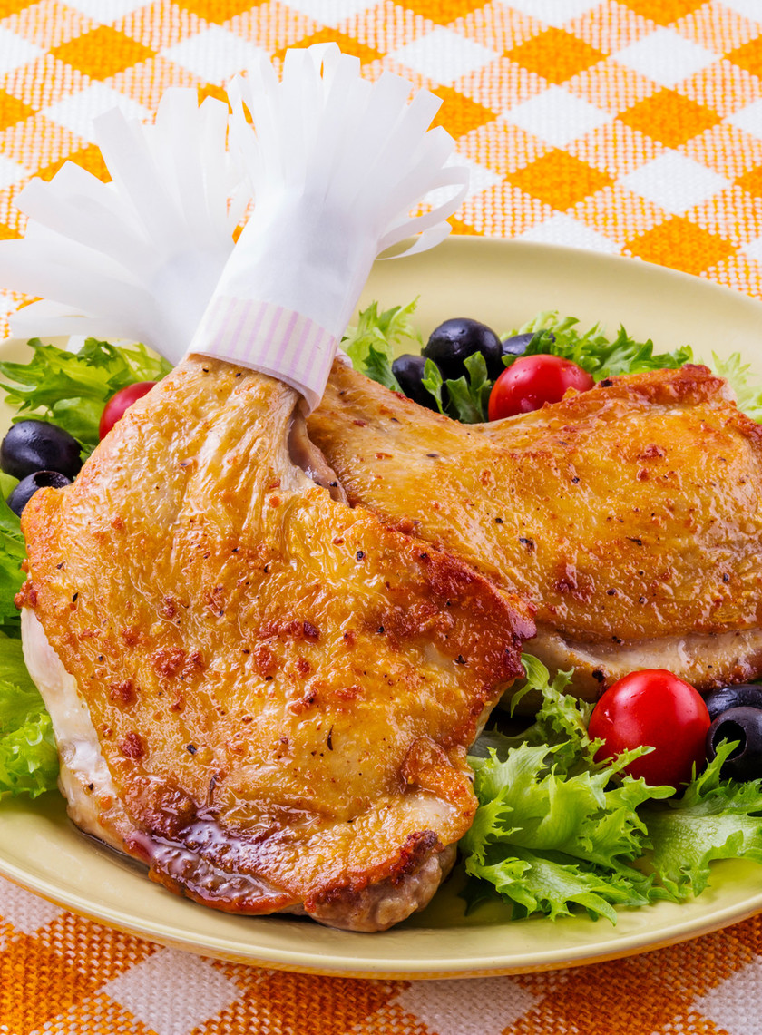 七面鳥もも肉のローストの簡単レシピ