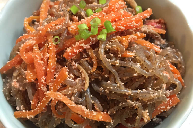 簡単 糸こんにゃくのたらこ和え レシピ 作り方 By さくらのおウチごはん クックパッド 簡単おいしいみんなのレシピが355万品