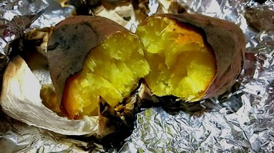 美味しい焼き芋～魚焼きグリル～の写真