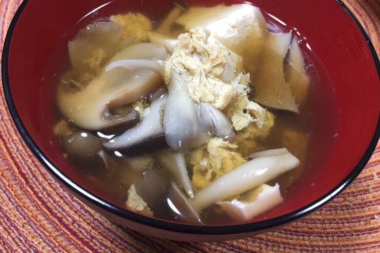 ダイエットに効果的 満腹キノコのスープ レシピ 作り方 By Achicook クックパッド