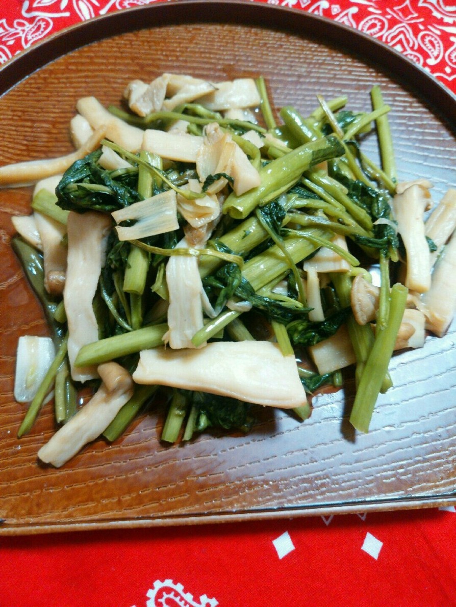 ☆空心菜とエリンギの中華炒め☆の画像
