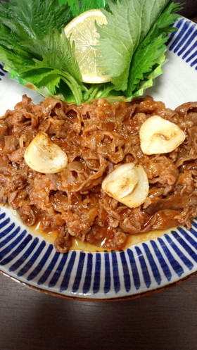 家族絶賛の牛切り落としでステーキ風に!