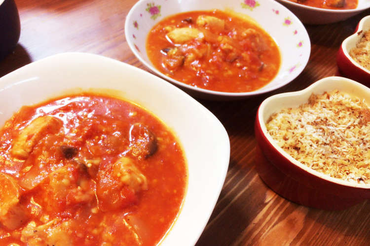 トマト缶 超簡単チーズチキン煮込み レシピ 作り方 By Maika クックパッド 簡単おいしいみんなのレシピが360万品