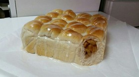 シナモン香る♪りんごのちぎりパン。