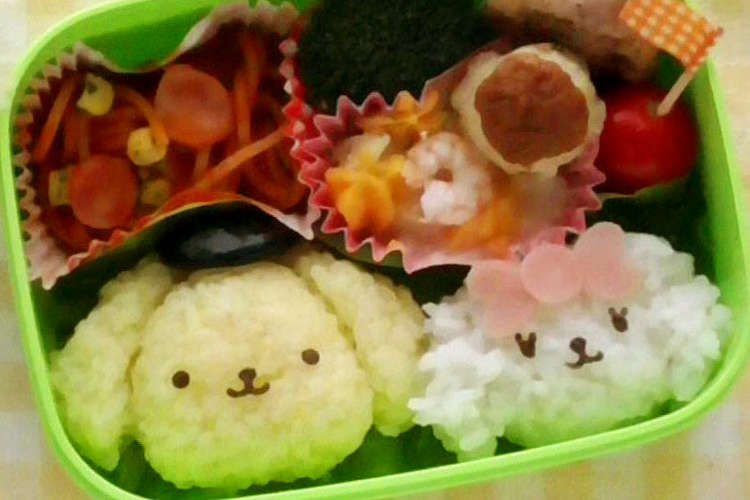 ポムポムプリン マカロン簡単キャラ弁 レシピ 作り方 By Cutedream クックパッド
