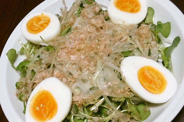 つまみ菜 玉葱の和風サラダ レシピ 作り方 By 無題ちゃん クックパッド