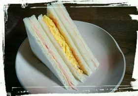 大阪の玉子のサンドイッチ!