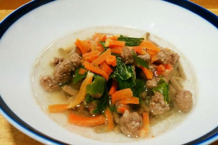 犬ご飯 ラム肉とセロリの葉のスープかけ レシピ 作り方 By Ronreo クックパッド