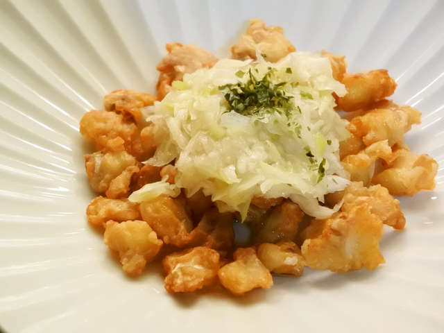 ネギ 塩 レモン 鶏肉