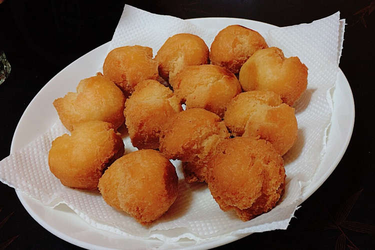 民家のおかあ直伝 簡単サーターアンダギー レシピ 作り方 By 梨紗 クックパッド